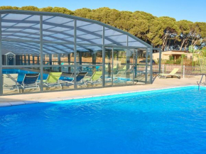 Chalet 3 chb, 2 sde, domaine s��curisé avec piscine chauffée, proche plages Méditerranée - FR-1-783-22